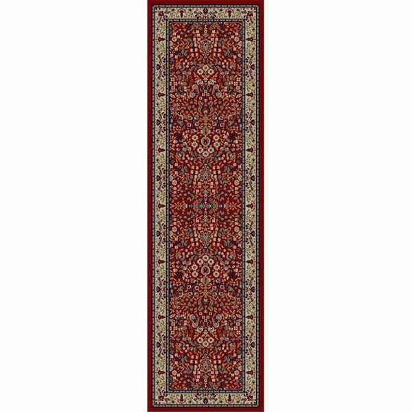 Concord Global Trading 2 ft. 3 in. x 7 ft. 7 in. Jewel Sarouk - Red 41102